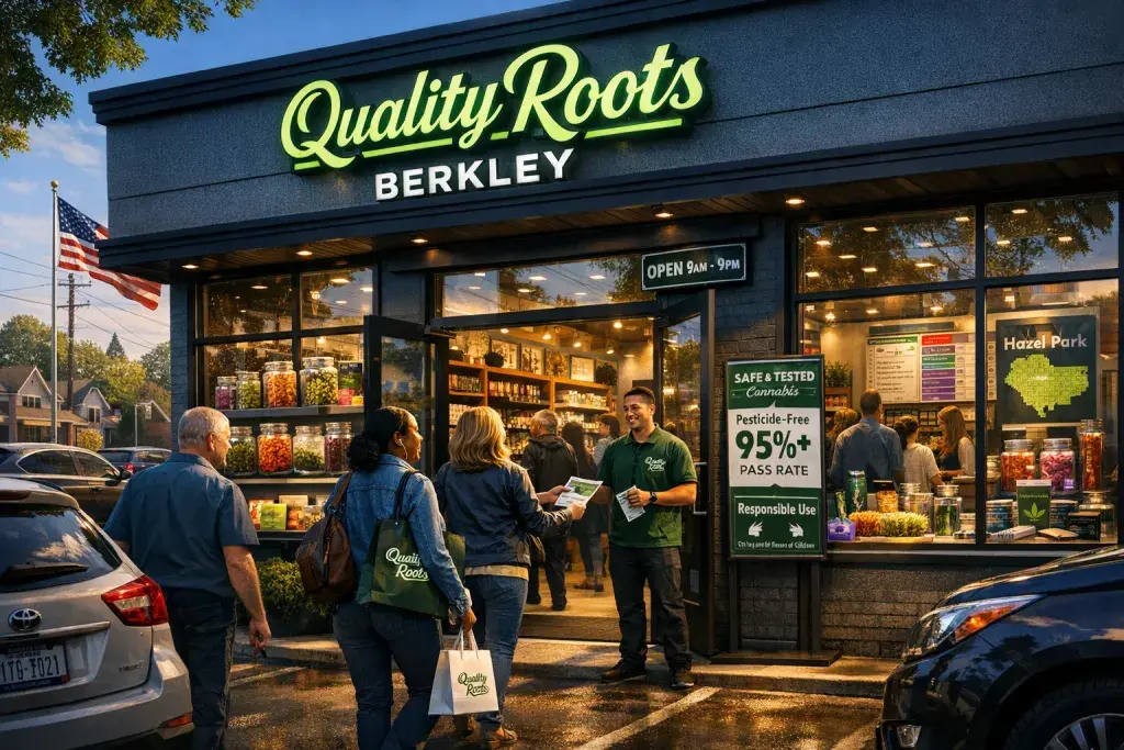 Quality Roots Launches New Retail Location in Berkley, Boosting Local Cannabis Access