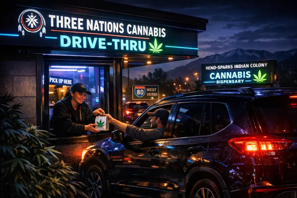 Reno-Sparks Indian Colony Launches Drive-Through Cannabis Dispensaries in South Reno and Verdi
