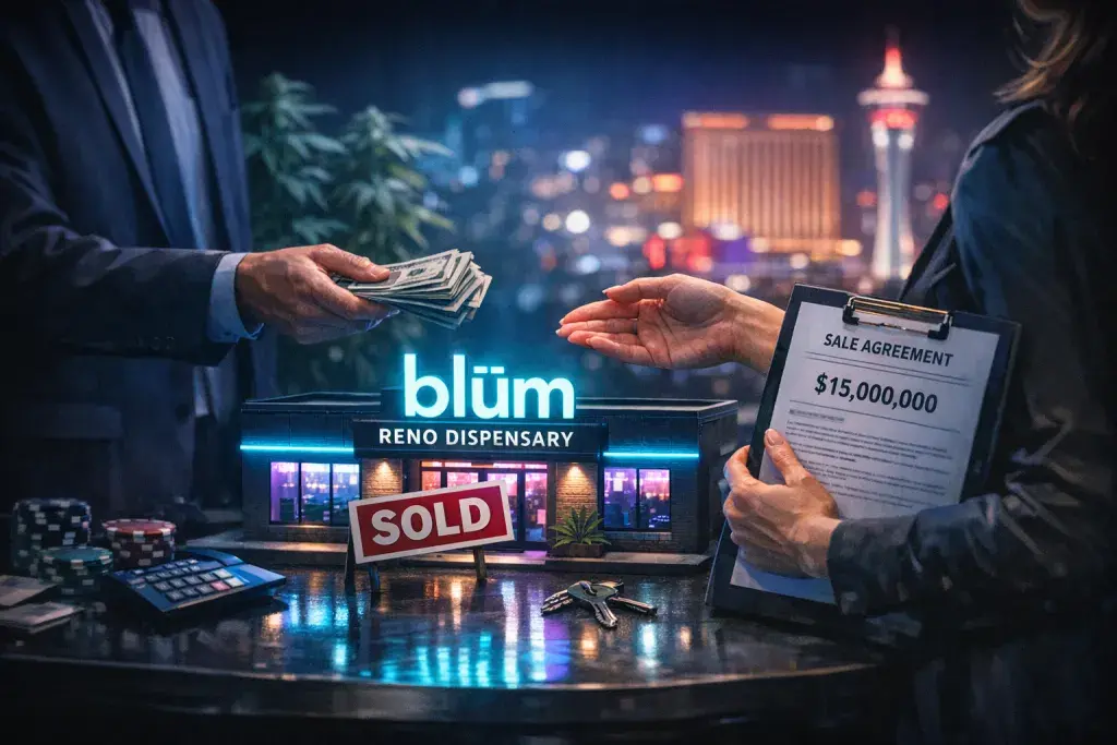 TerrAscend Sells Blüm Reno Dispensary for $15 Million in Restructuring Move