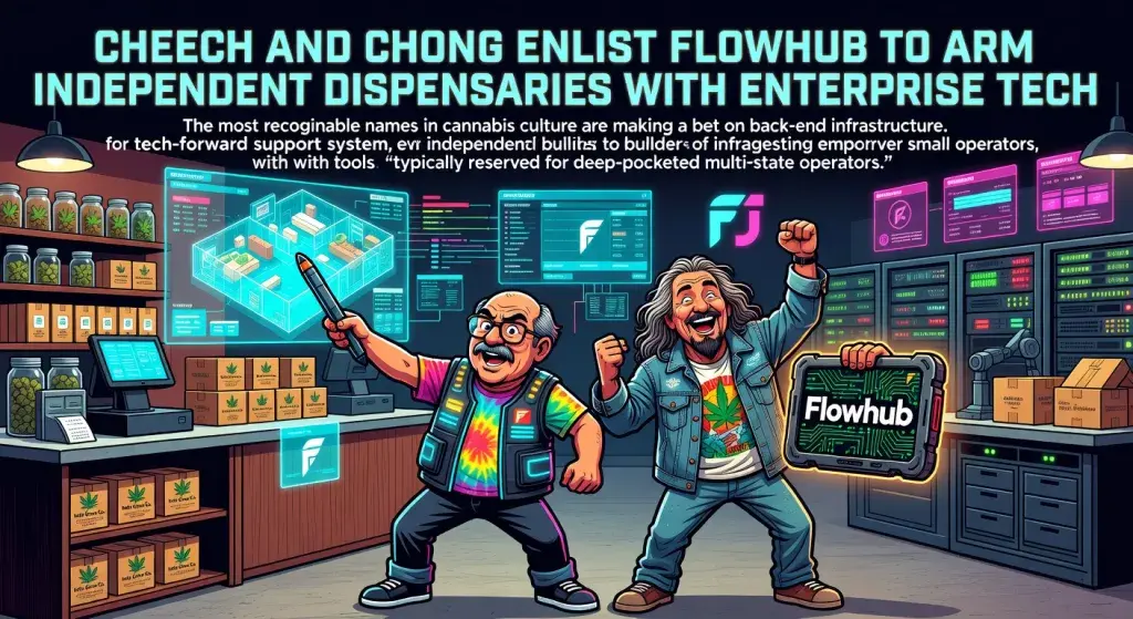 Cheech and Chong Enlist Flowhub to Arm Independent Dispensaries with Enterprise Tech
