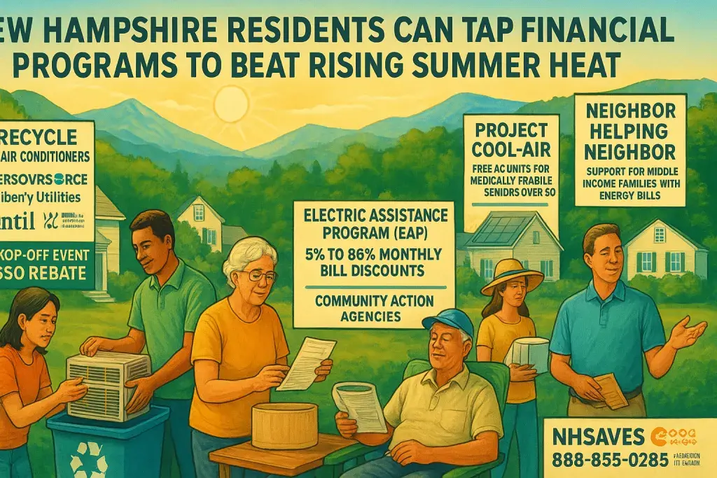 New Hampshire Residents Can Tap Financial Programs to Beat Rising Summer Heat