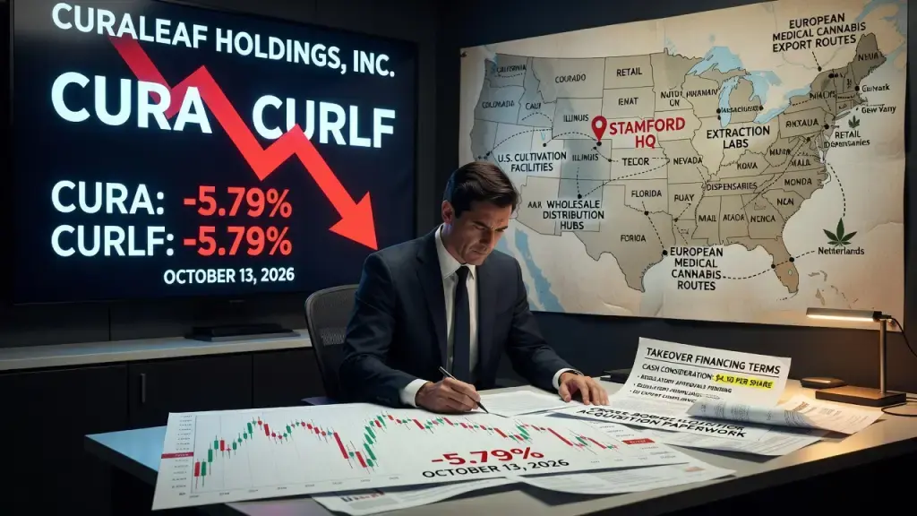 Curaleaf Shares Slide Sharply as Investors Question Takeover Terms